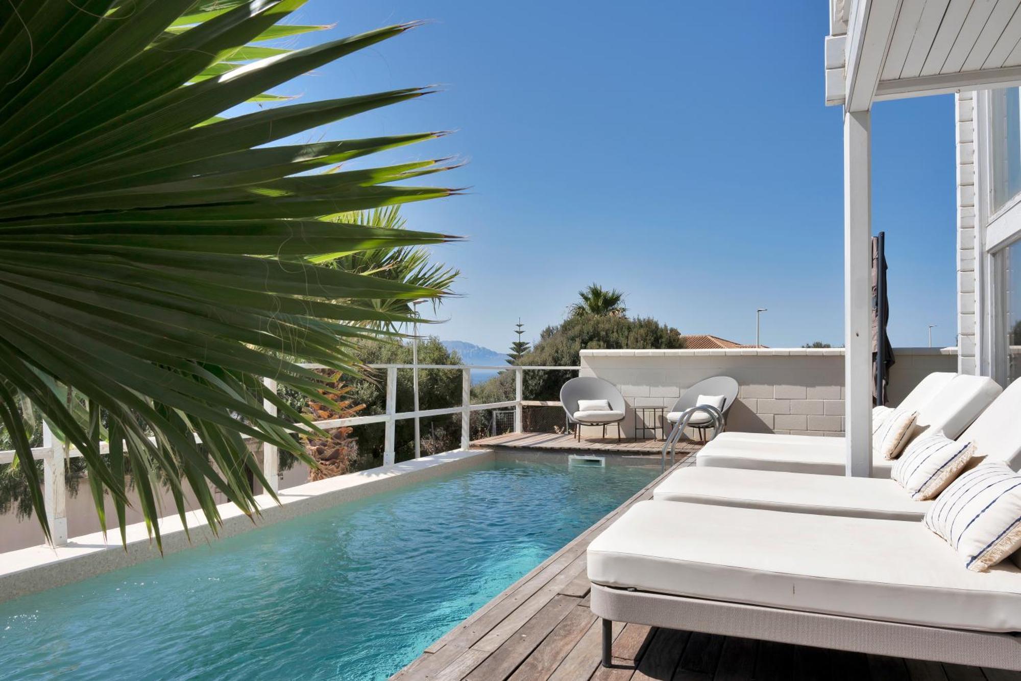 Increible Villa De Madera Con Vistas Al Mar Algeciras Luaran gambar